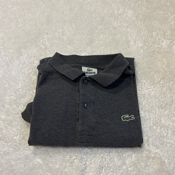 Lacoste Other - Lacoste Classique Polo Shirt In Grey Mens Large Preppy Country Club Classic Logo